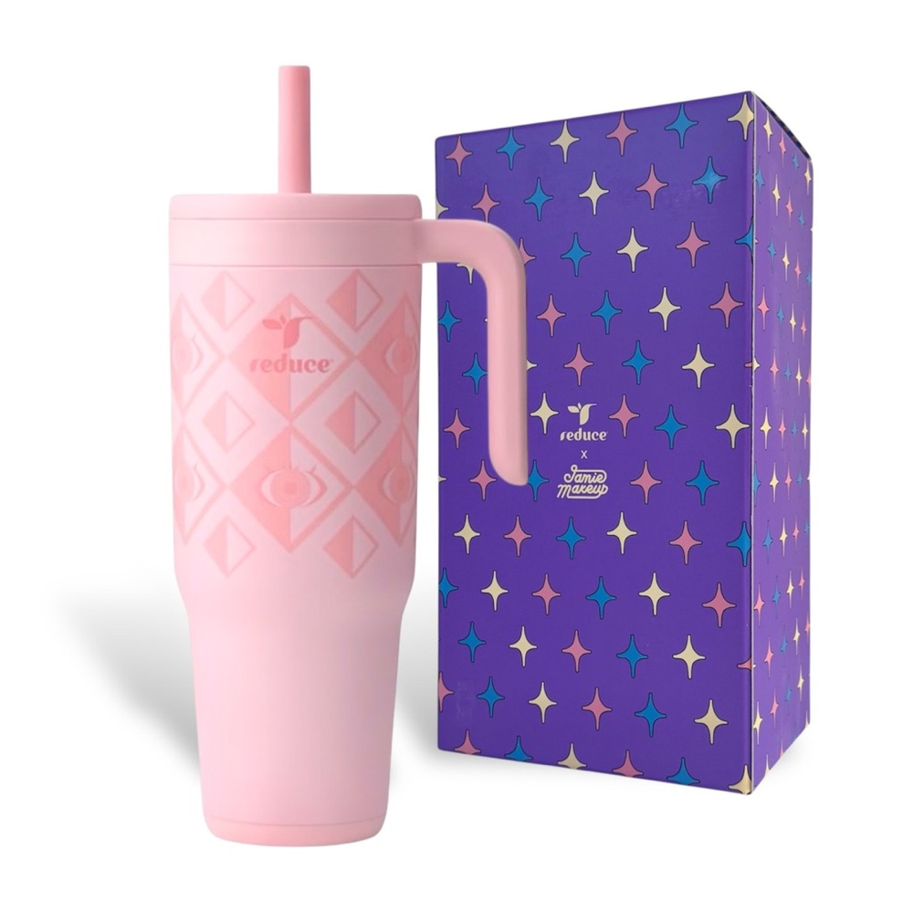 Reduce Jamie Makeup 40oz Tumbler Chiller Spill-Proof Mystic Eye Candy Pink